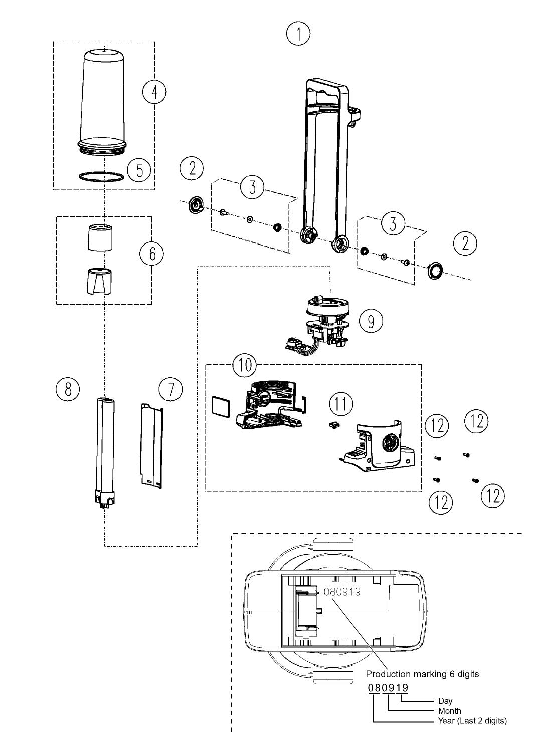 EY3741: Exploded View