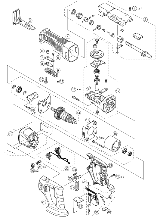 EY3544: Exploded View
