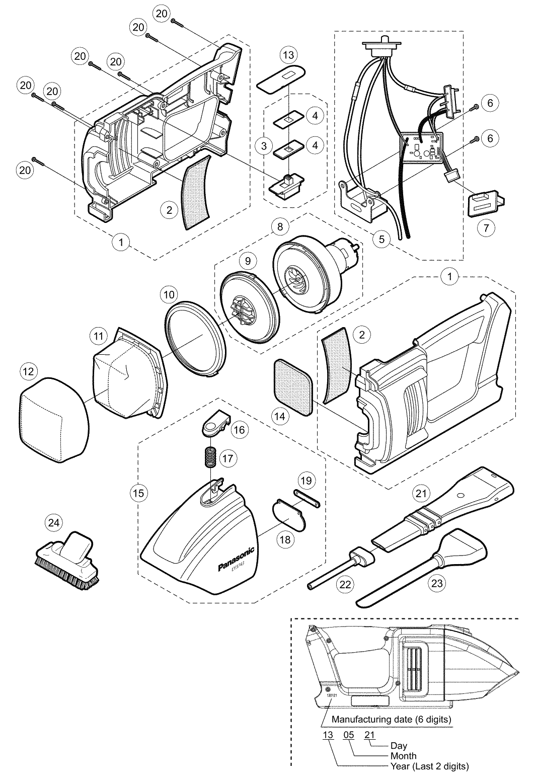 EY3743: Exploded View