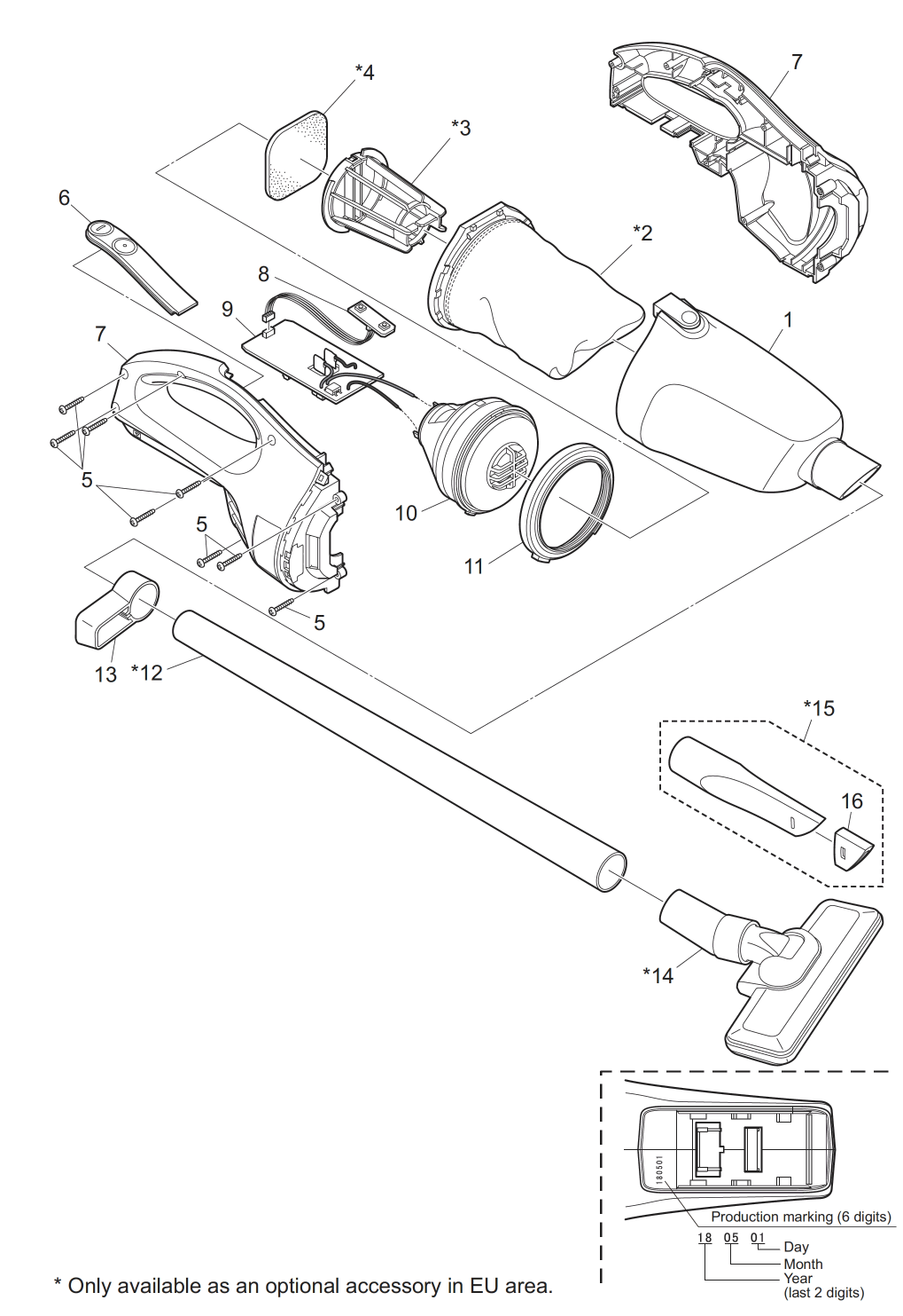 EY37A3: Exploded View