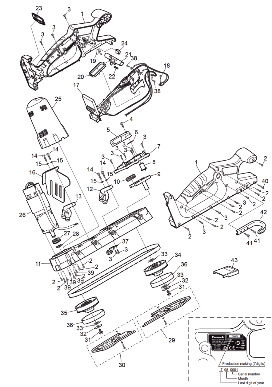 EY45A5: Exploded View