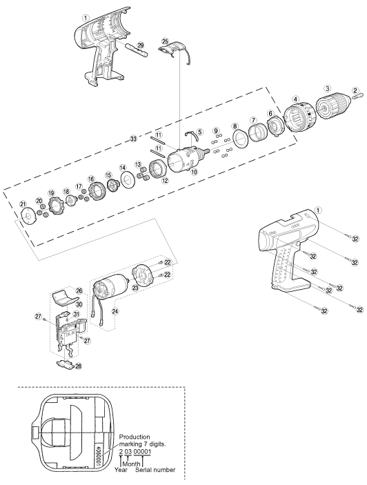 EY6105: Exploded View
