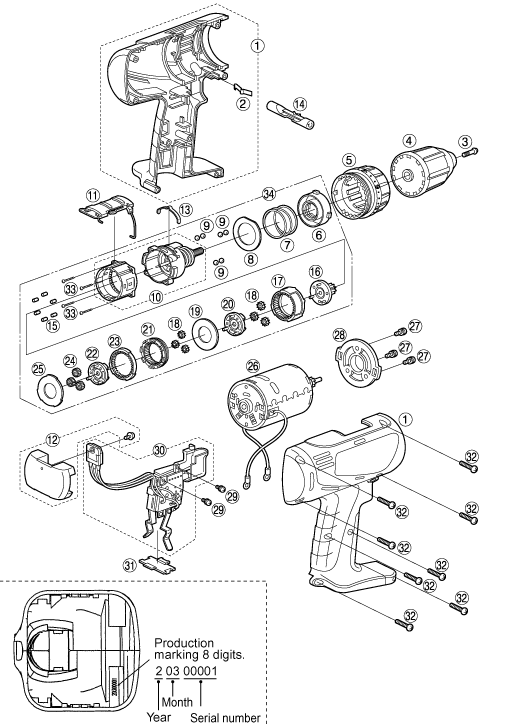 EY6405: Exploded View