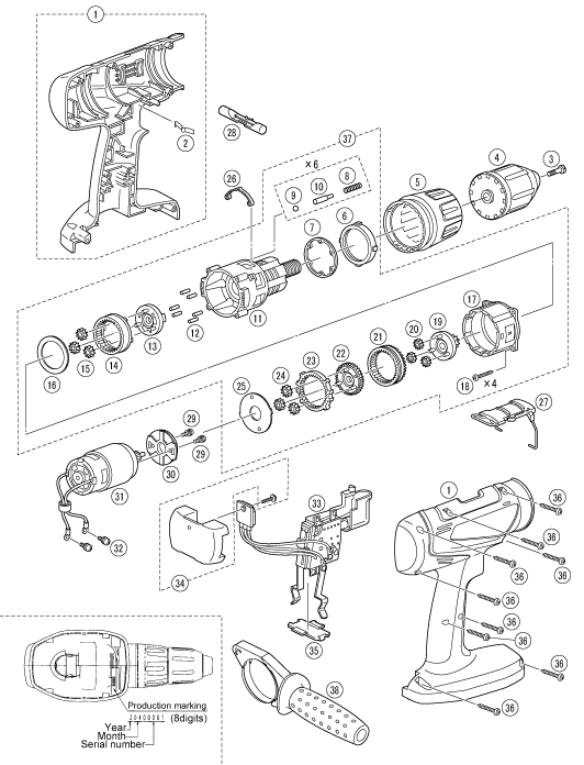 EY6450: Exploded View