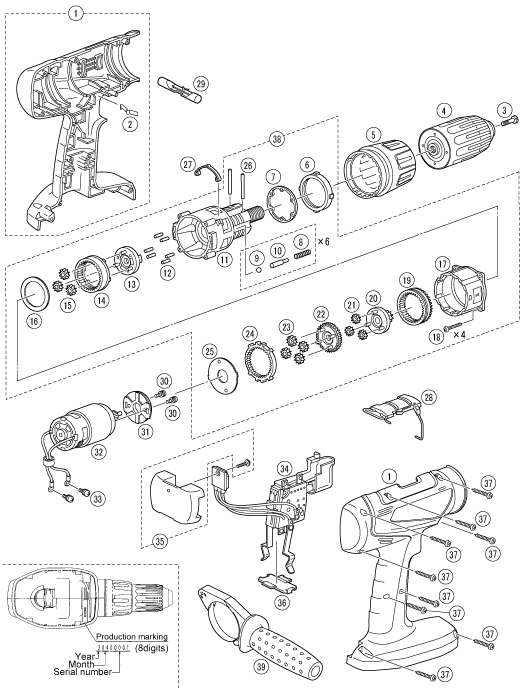 EY6950: Exploded View