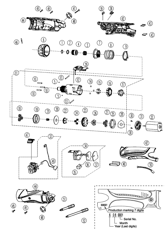 EY7410: Exploded View