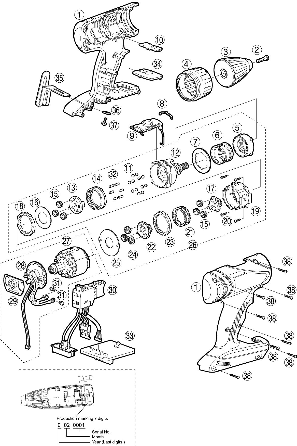 EY7441: Exploded View