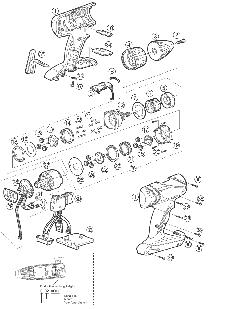 EY7451: Exploded View