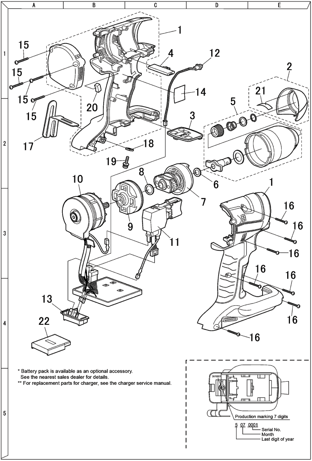 EY75A7: Exploded View