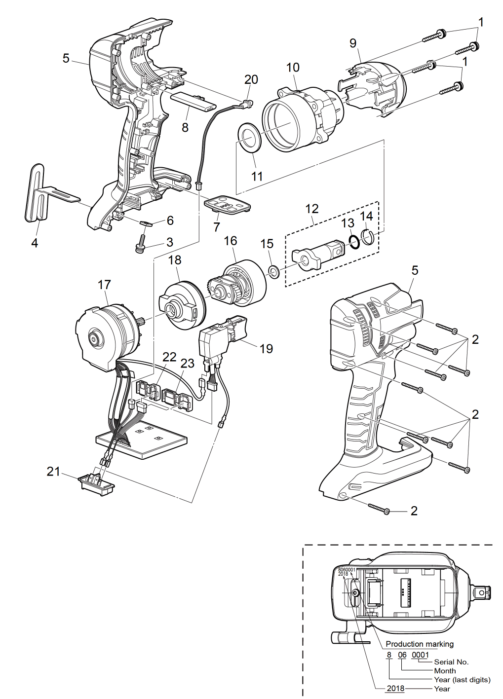 EY75A8: Exploded View