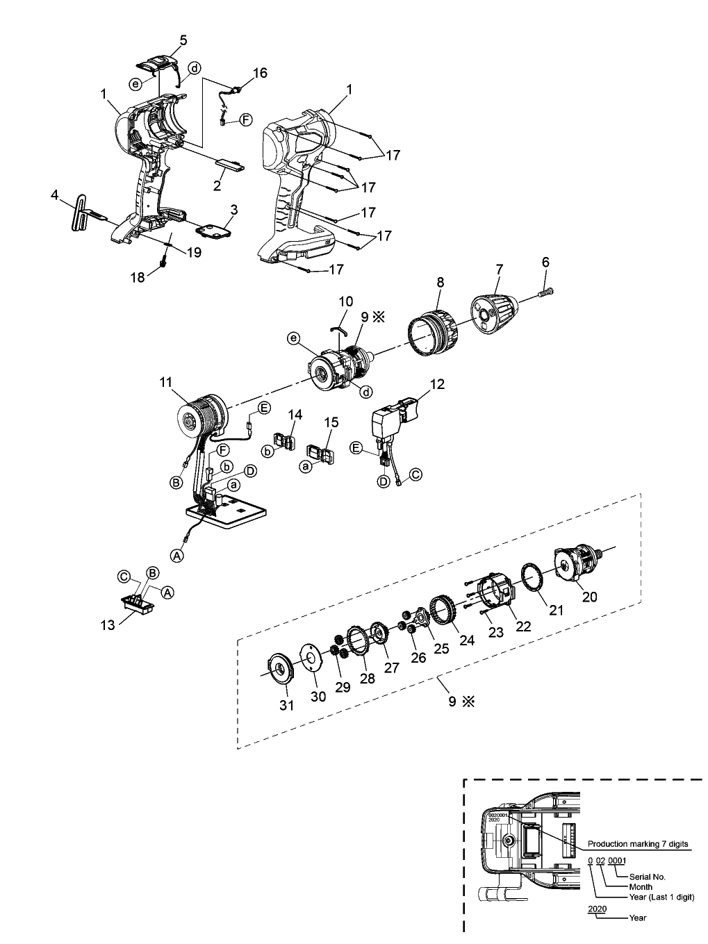EY79A3: Exploded View
