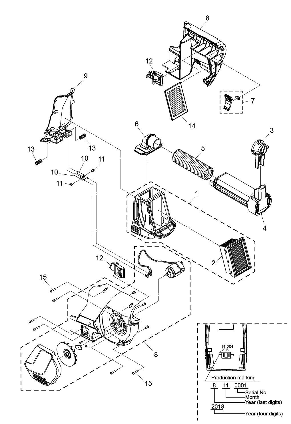 EY9X400: Exploded View