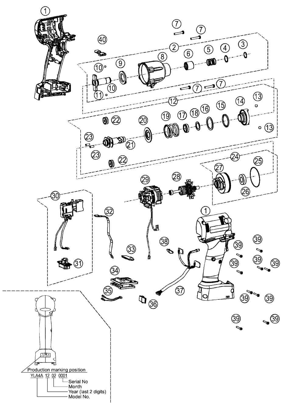 EYFLA4: Exploded View