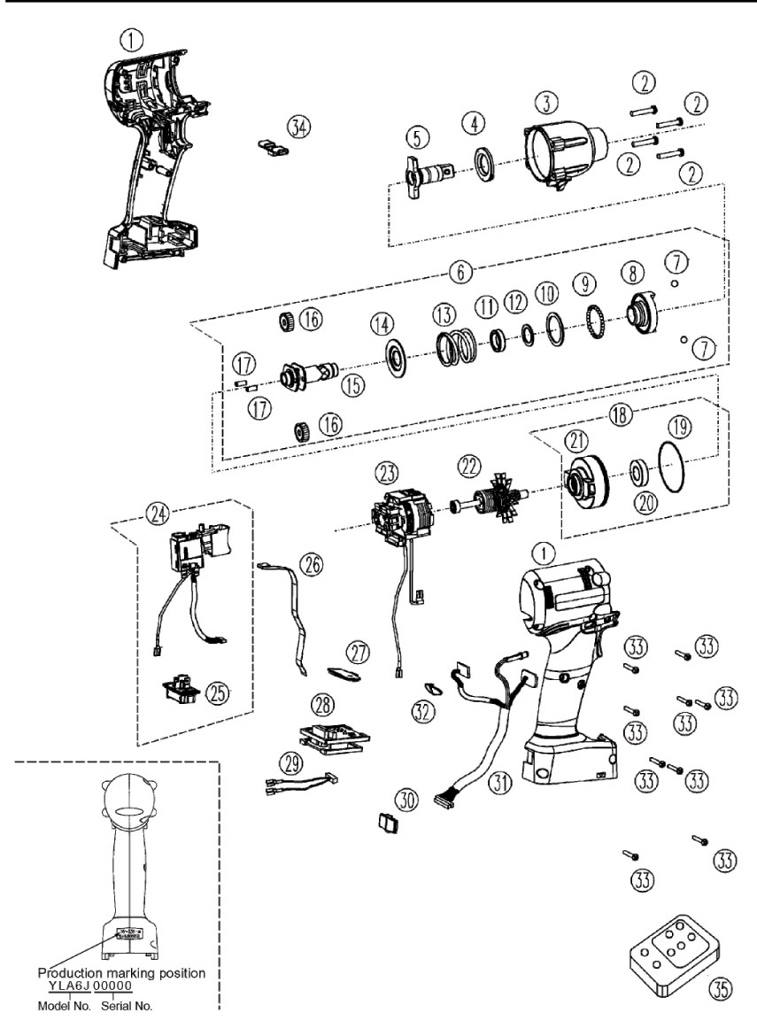 EYFLA6: Exploded View