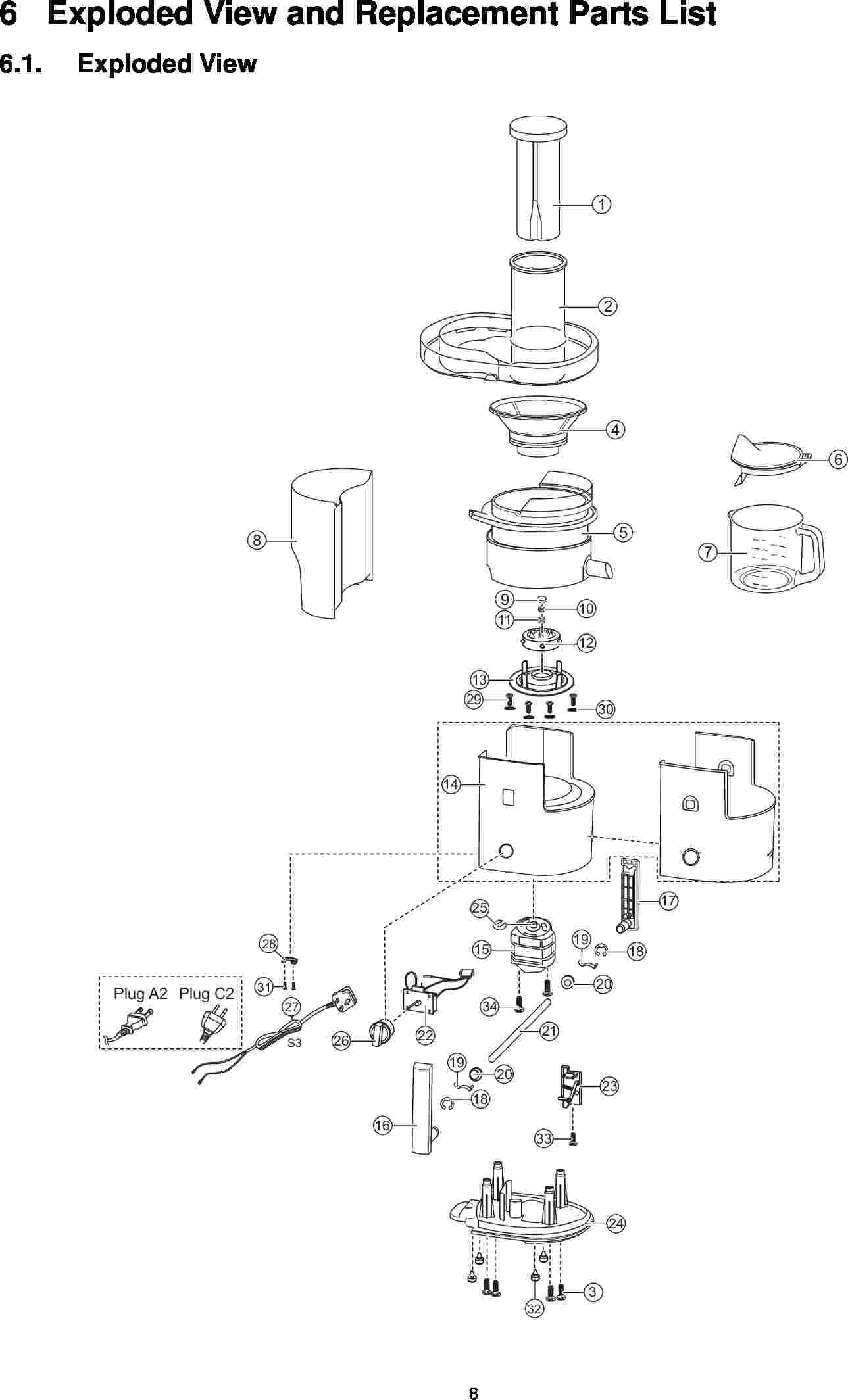 MJ-DJ01: Exploded View