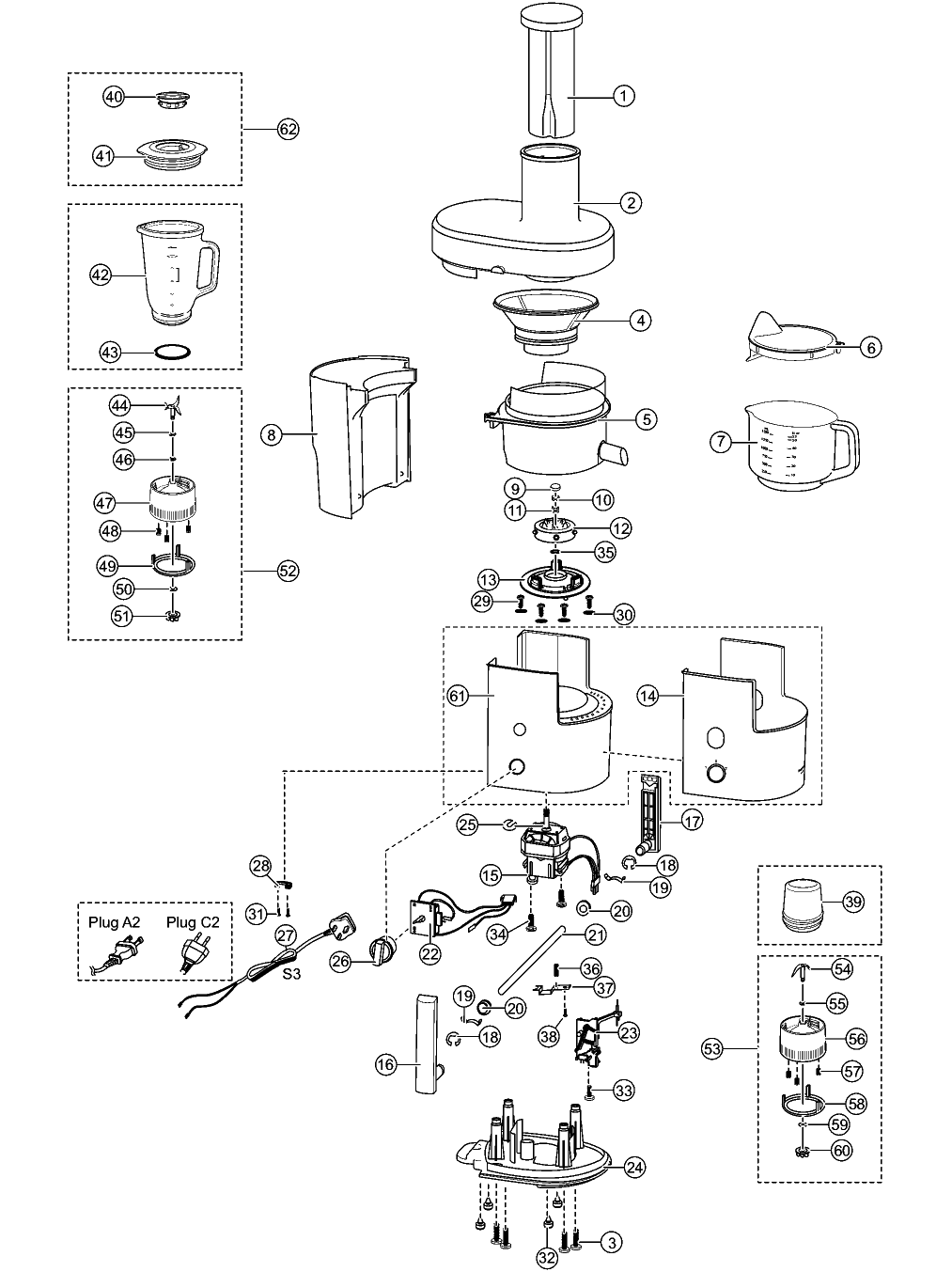 MJ-DJ31: Exploded View