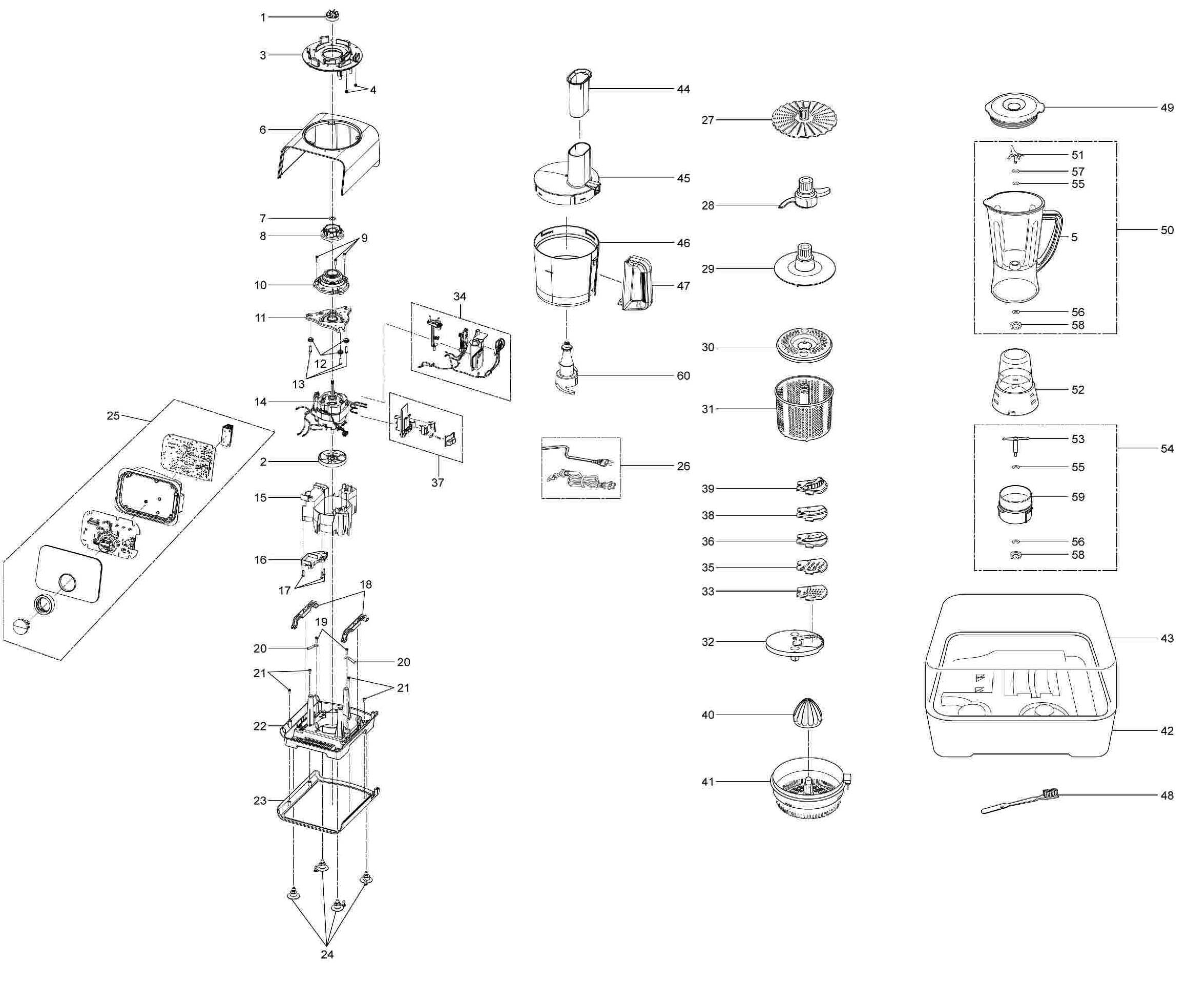 MK-F800: Exploded View