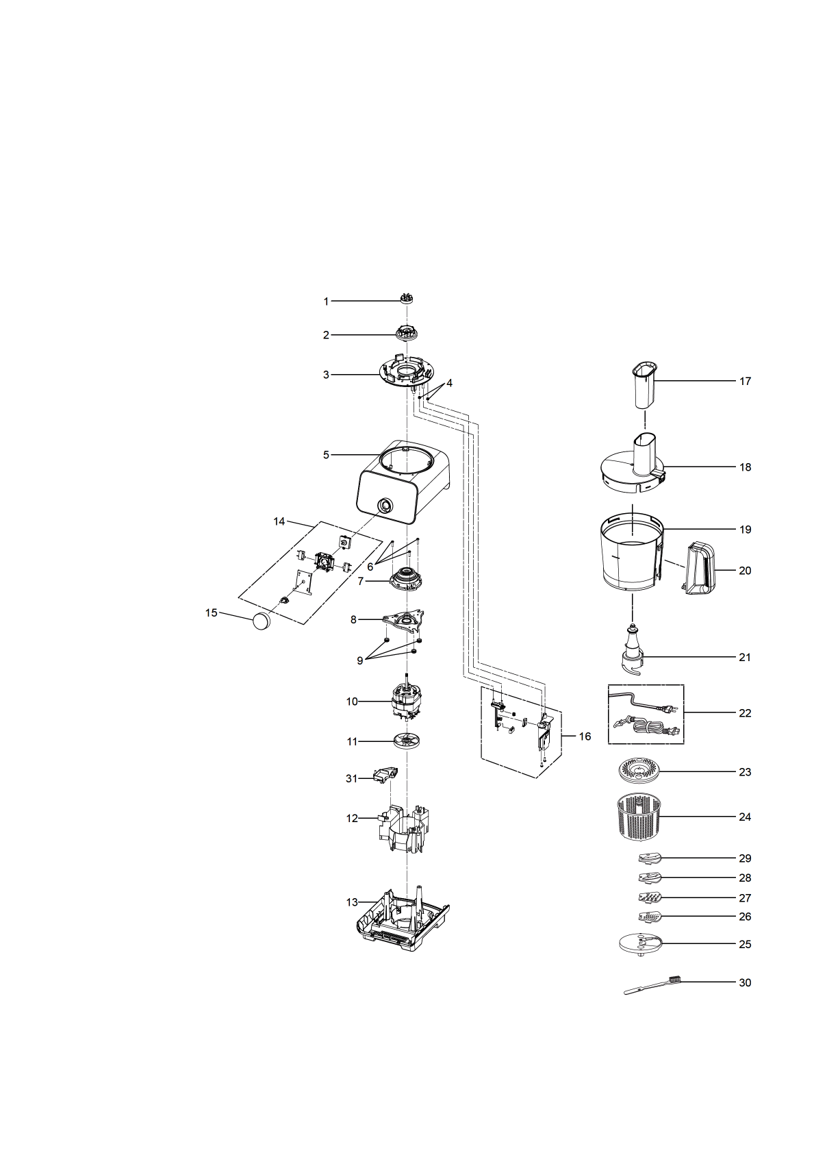 MK-F300: Exploded View