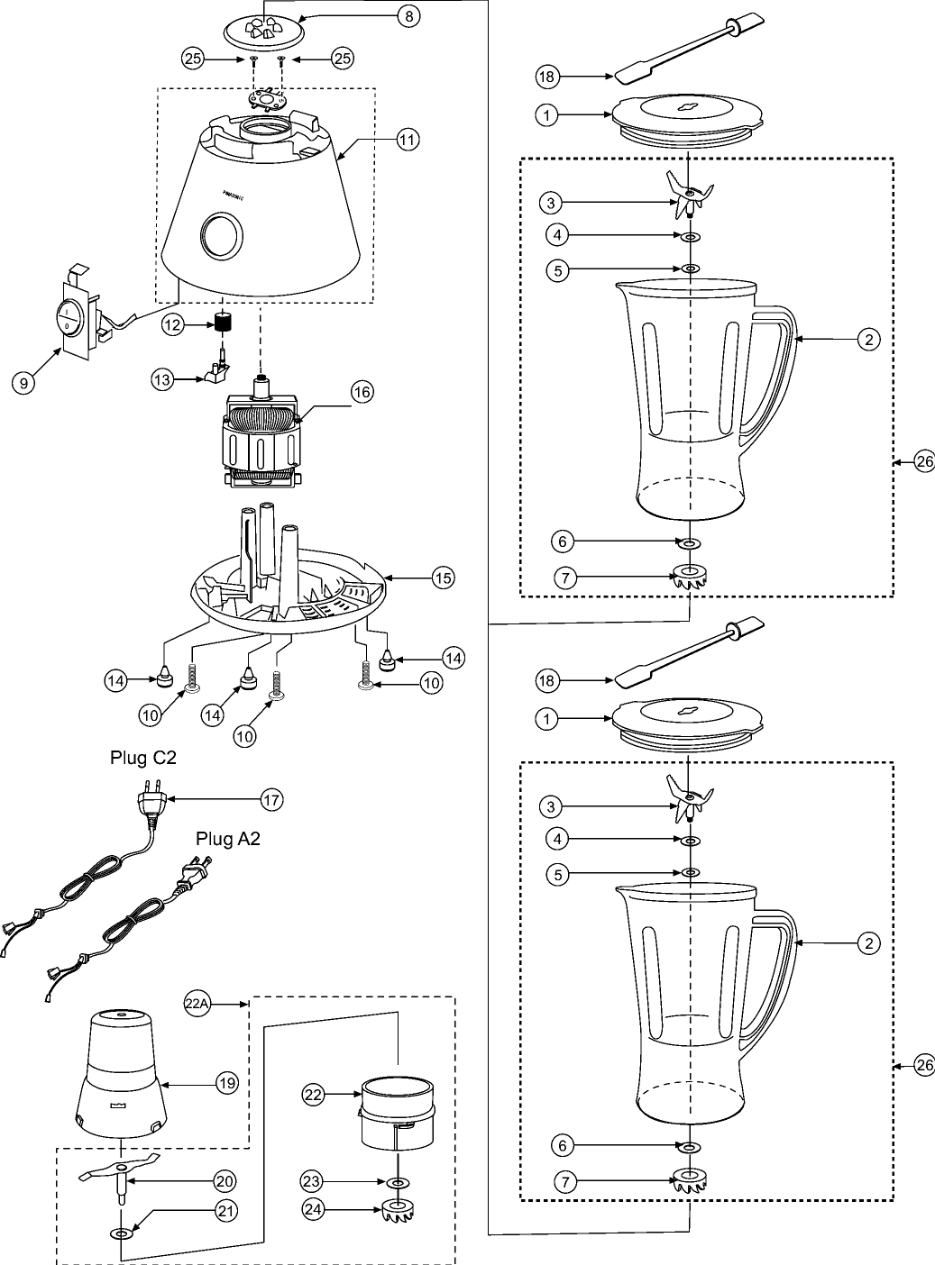 MX-SM1031SRA-VI: Exploded View