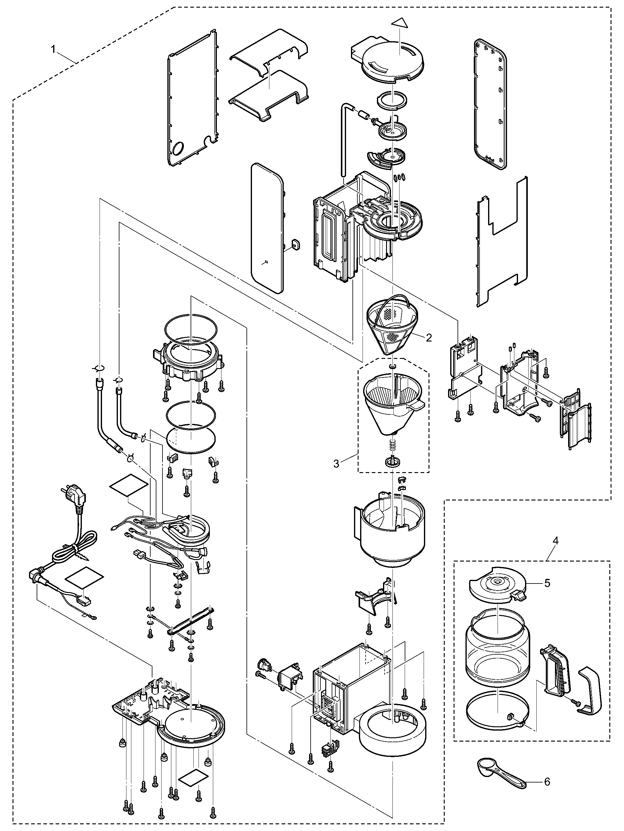 NC-DF1BXC: Exploded View