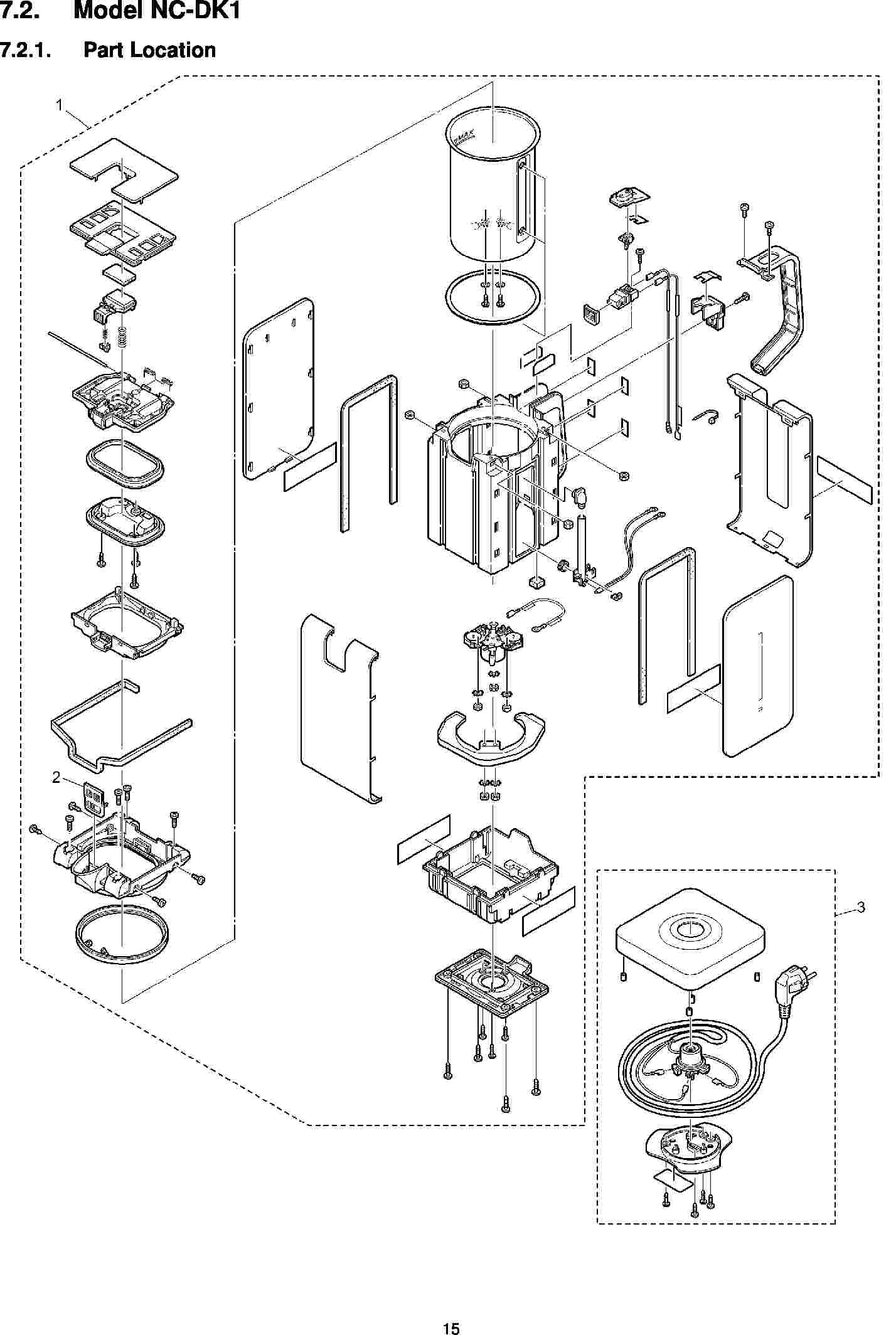 NC-DK1: Exploded View