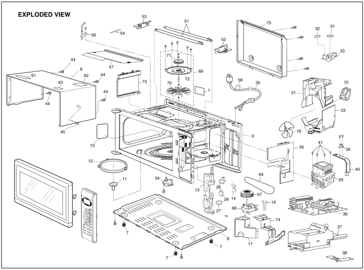 NN-A554: Exploded View