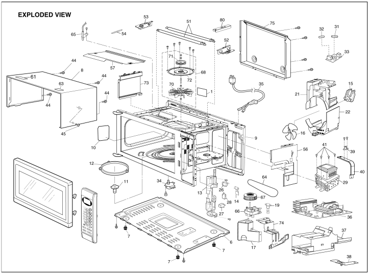 NN-CT552: Exploded View