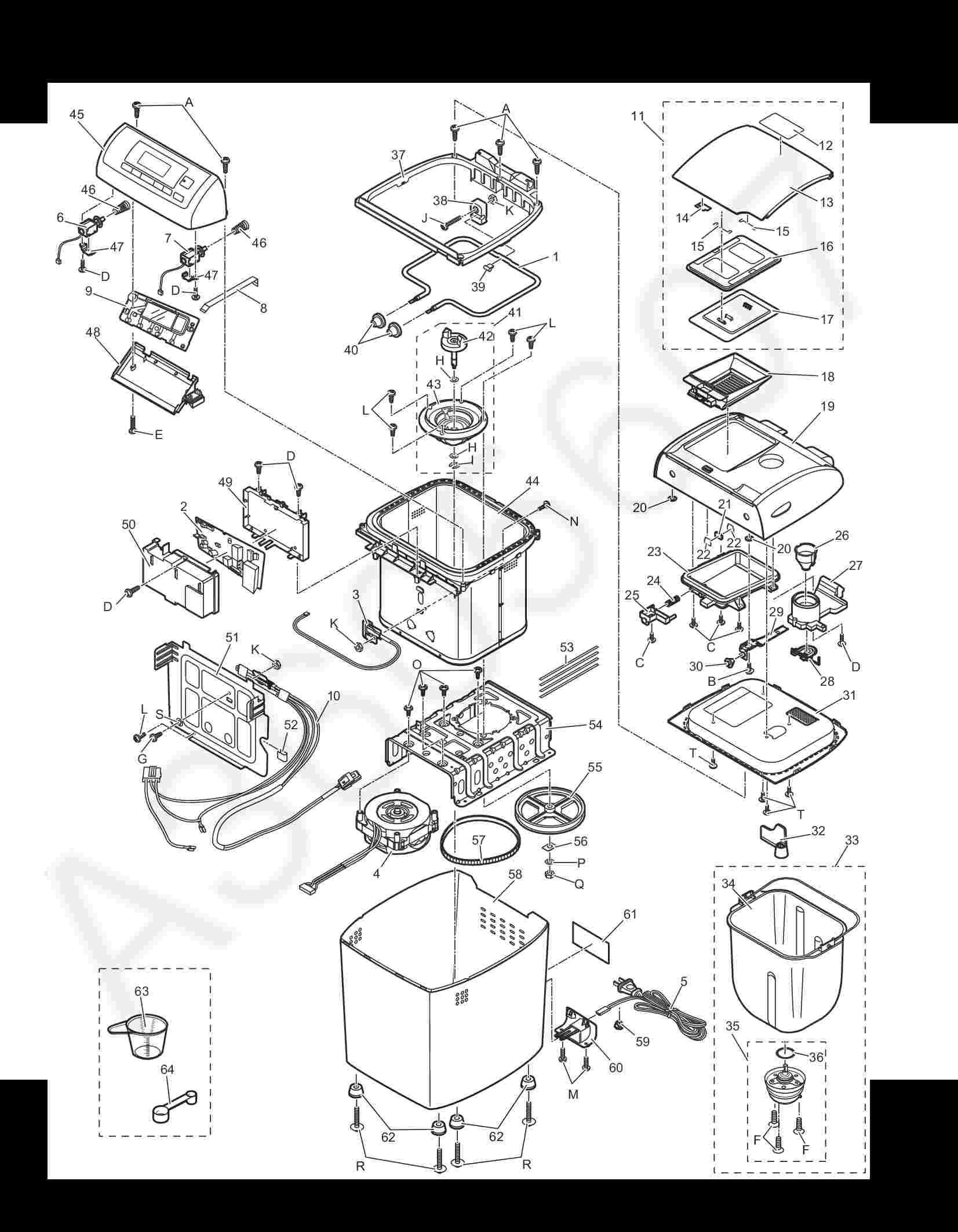 SD-YR2500: Exploded View