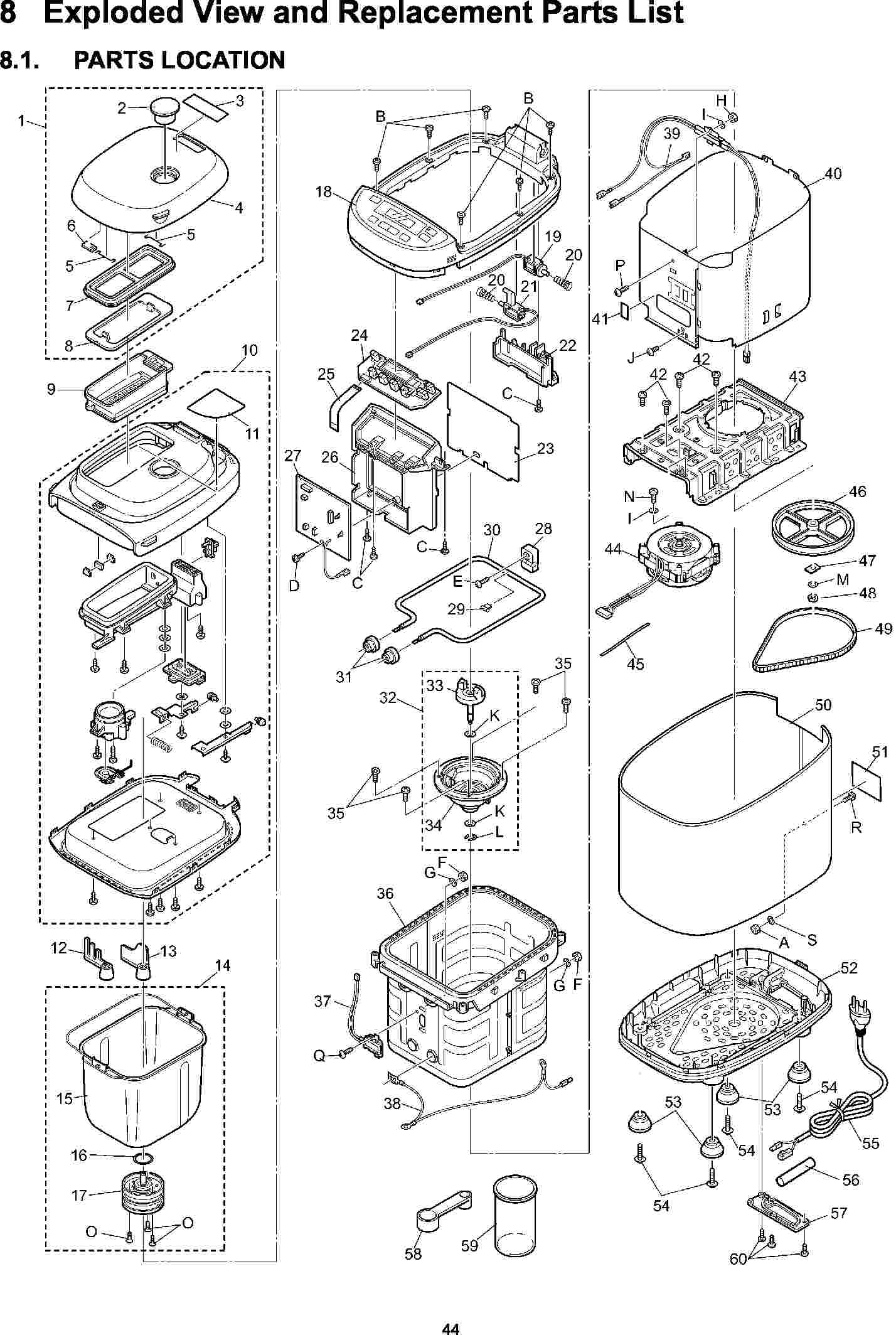 SD-ZB2502: Exploded View