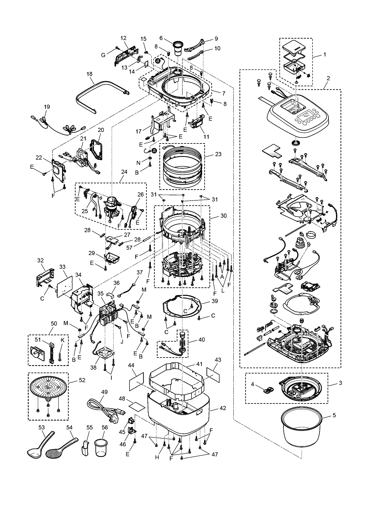 SR-SSS105-TOURIST: Exploded View