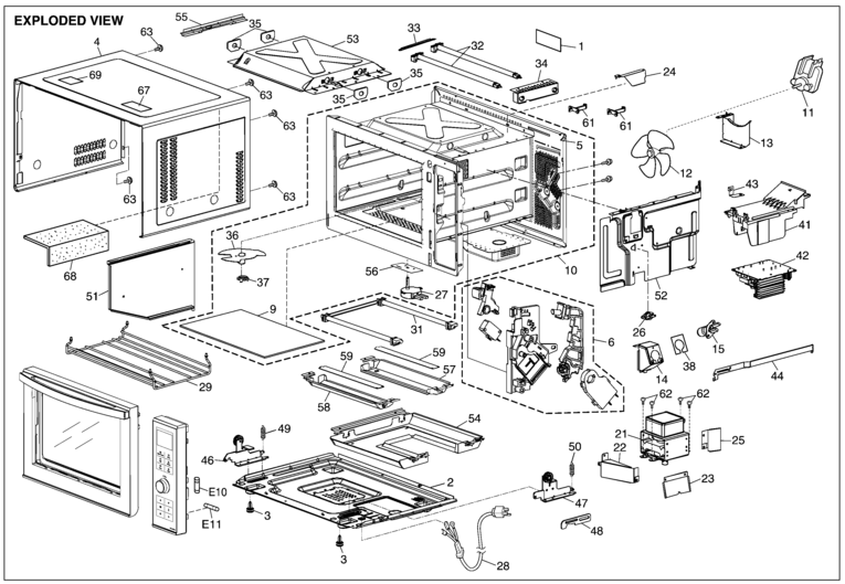 NN-DF386: Exploded View