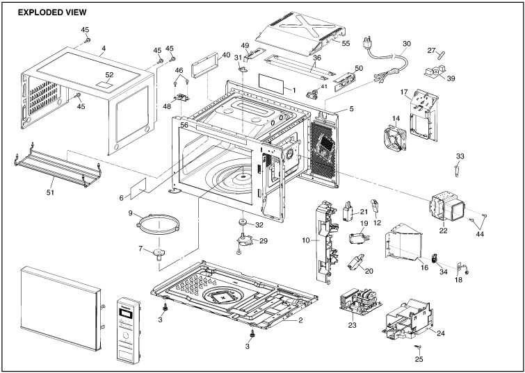 NN-GD342: Exploded View