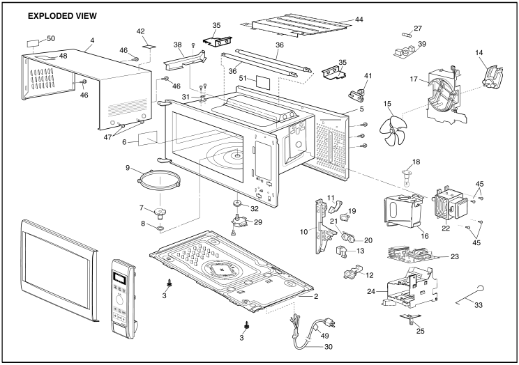 NN-GD356: Exploded View