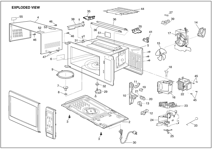 NN-GD358: Exploded View