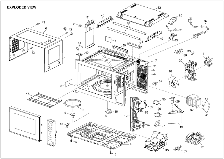 NN-GD452: Exploded View