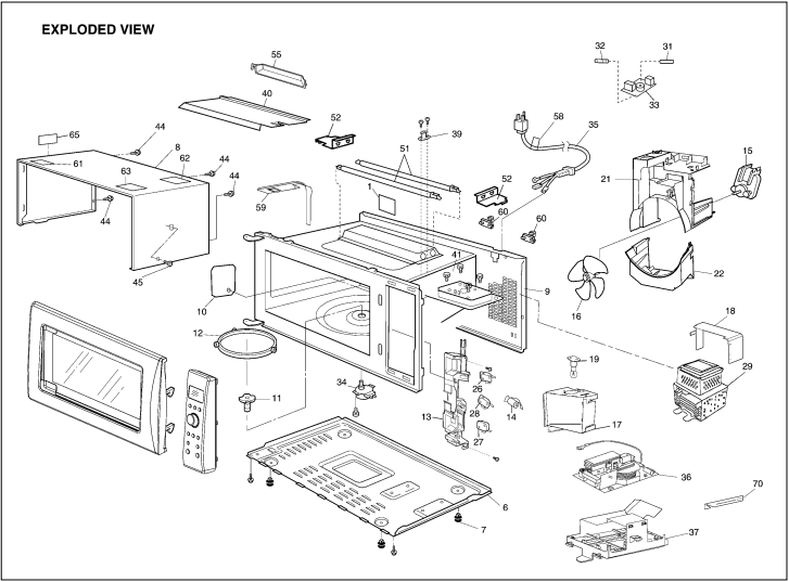 NN-GD458: Exploded View