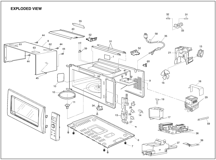 NN-GD459: Exploded View