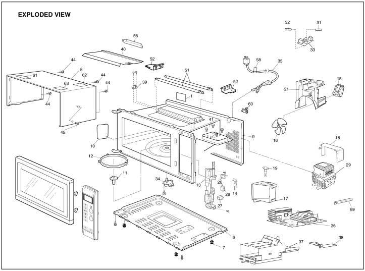 NN-GD559: Exploded View