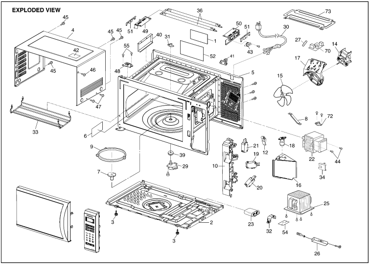 NN-GT351: Exploded View