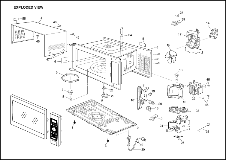NN-SD258: Exploded View