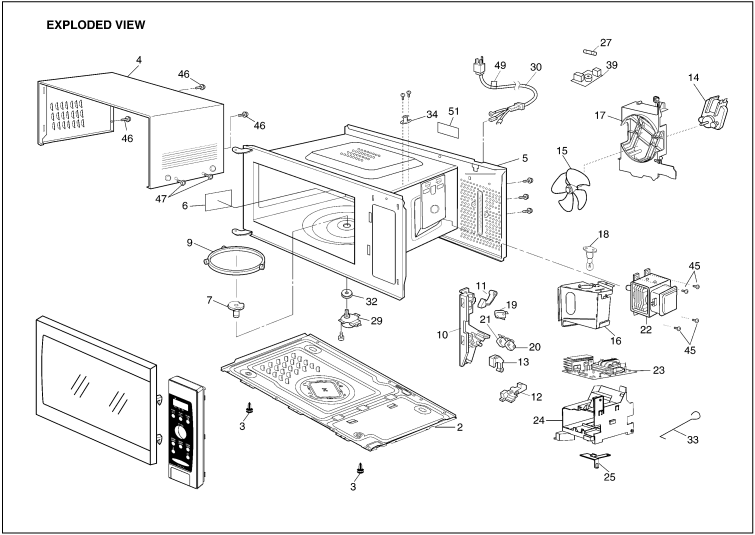 NN-SD259: Exploded View