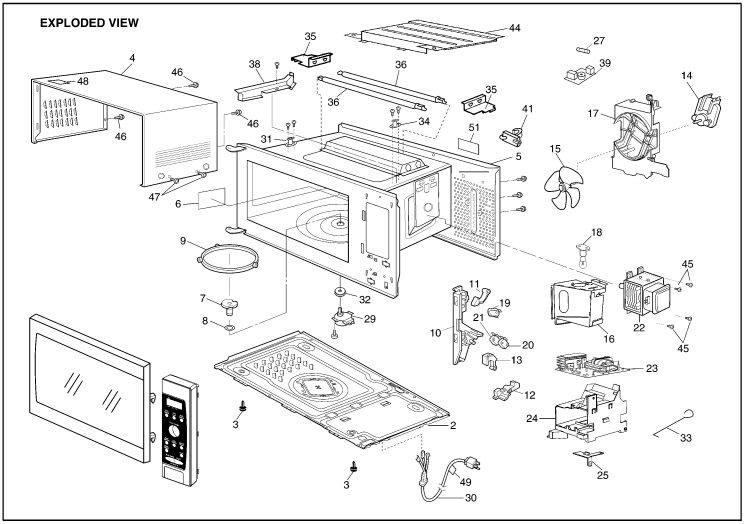 NN-SD277: Exploded View