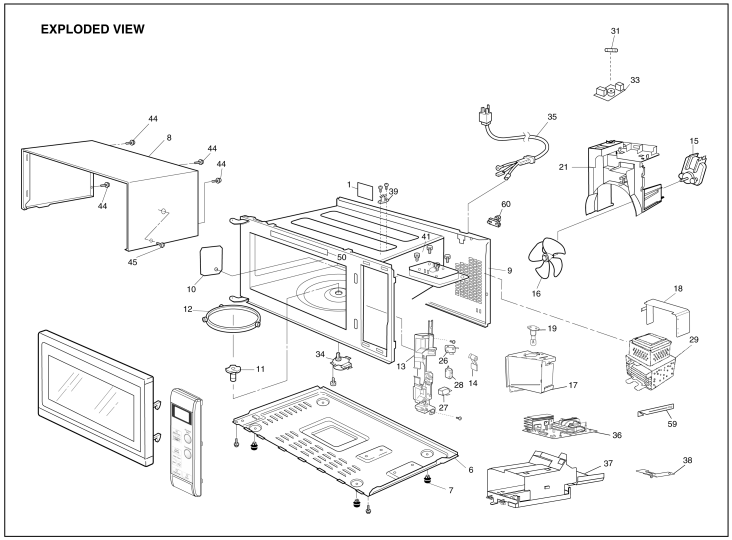 NN-ST450: Exploded View