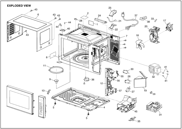 NN-ST45: Exploded View